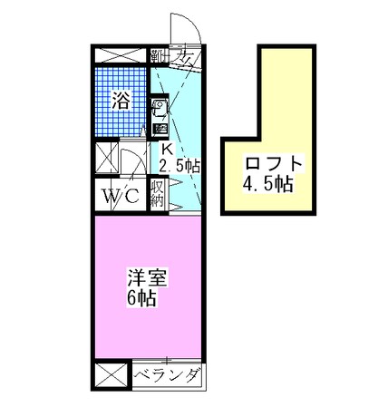 レオパレスサクセスＮの物件間取画像